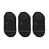 Stance Icon No Show 3 Pack – ponožky do tenisiek, čierne, 3 páry