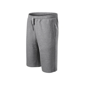 Malfini Comfy M MLI-61112 tmavosivé melanžové šortky