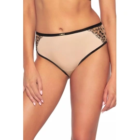 Dámske brazílske bikiny / nohavičky Retro 2061/B Flesh with black - AVA