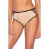 Dámske brazílske bikiny / nohavičky Retro 2061/B Flesh with black - AVA
