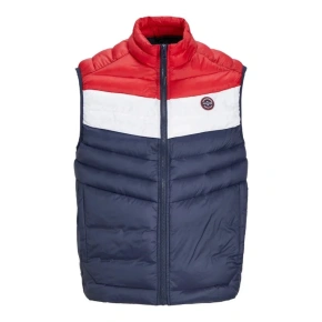 Jack&Jones Jjespring Tielko Noos M 12258457NavyBlazerWHITE/TRUEREDBLOC