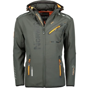 Geographical Norway Softshellová bunda Royaute DB 068 M WY8027H/GN/Dark Grey/Orange
