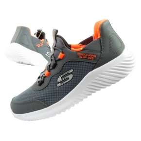 Skechers Bounder Slip-ins Detská športová obuv pre mládež Grey