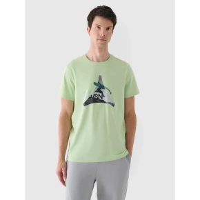 Pánske tričko s potlačou 4F 4FRAW24TTSHM2301-41S pánske