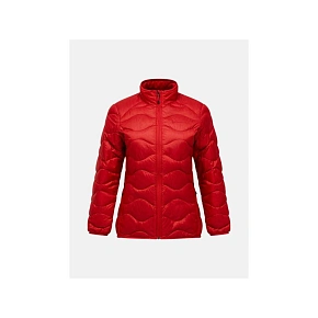 Dámska péřová bunda PEAK PERFORMANCE W Helium Down Jacket, červená farba Dámska péřová bunda PEAK PERFORMANCE W Helium Down Jacket, červená farba