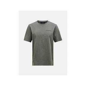 Pánske tričko PEAK PERFORMANCE M Original Small Logo Tee, zelené Pánske tričko PEAK PERFORMANCE M Original Small Logo Tee, zelené