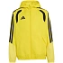 Detská bunda adidas Tiro 26 Competition All Weather, žltá, KS9918