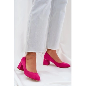 Dámske lodičky na podpätku M380 / 208437 Fuchsia - Seastar