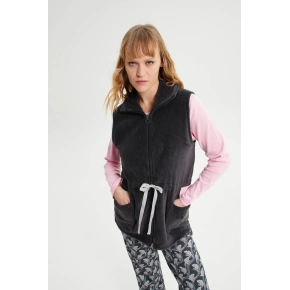 Vamp - Dámska vesta na zips 19463 sivá - Vamp Vamp - Dámska vesta na zips 19463 sivá - Vamp