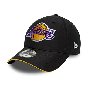 New Era 9FORTY NBA Los Angeles Lakers Microfiber Black Baseball Cap - 60771855