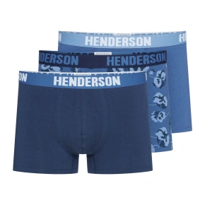 Pánske boxerky 3PACK Jarl 41930-MLC Jeans Blue Pattern - Henderson