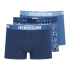 Pánske boxerky 3PACK Jarl 41930-MLC Jeans Blue Pattern - Henderson