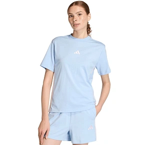 Dámske tričko adidas Essentials 3-Stripes Cotton blue KB7119