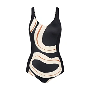 Dámske jednodielne plavky Summer Allure OW 01 black - Triumph