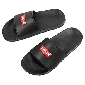 Levi's Dámske športové žabky Pohodlné módne čierne dámske topánky