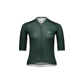 Cyklistické tričko POC W's Pristine Jersey, zelené