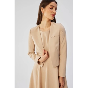 Dámska bunda S368 béžová - Stylove