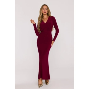 Dámske šaty M891 Bordeaux - MOE