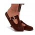 Dámske nazúvacie topánky 2831 hnedé – Ideal Shoes