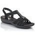 Dámske sandále Romansh black Rieker 60806-00
