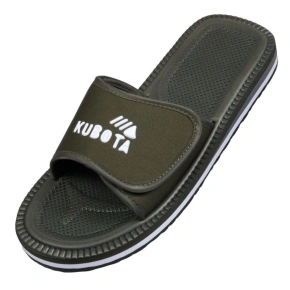 Žabky na suchý zips Kubota v khaki farbe K0000-100-005-19-1 Žabky na suchý zips Kubota v khaki farbe K0000-100-005-19-1