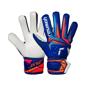 Reusch Attrakt Solid Junior Brankárske rukavice Blue 5672515 4126
