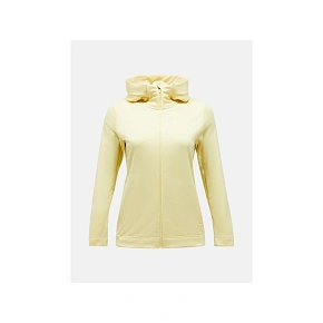 Mikina PEAK PERFORMANCE Rider Tech Zip Hood Women, žltá Mikina PEAK PERFORMANCE Rider Tech Zip Hood Women, žltá