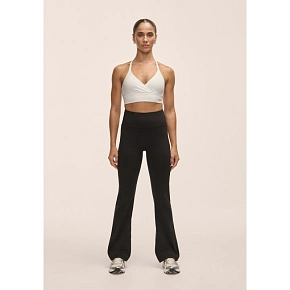 Dámske nohavice CASALL Soft Touch Flared Pants, čierne