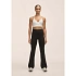 Dámske nohavice CASALL Soft Touch Flared Pants, čierne