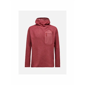Pánska mikina PEAK PERFORMANCE M Freelight Polartec Alpha Hood, červená farba Pánska mikina PEAK PERFORMANCE M Freelight Polartec Alpha Hood, červená farba