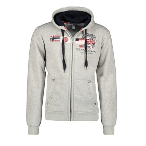 Bluza męska Geographical Norway GORMA MEN 100 EO +BS (WT1880H/GN-BLENDED GREY) Bluza męska Geographical Norway GORMA MEN 100 EO +BS (WT1880H/GN-BLENDED GREY)