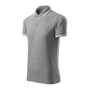 Pánske polo tričko Malfini Urban M MLI-21912 tmavo šedá melanž - Malfini