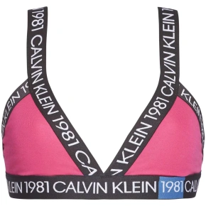 Podprsenka bez kostice QF5447E-8ZK růžovočierna Calvin Klein
