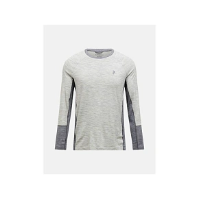 Termotričko PEAK PERFORMANCE Magic Crew Wool-blend Baselayer Men, sivé Termotričko PEAK PERFORMANCE Magic Crew Wool-blend Baselayer Men, sivé