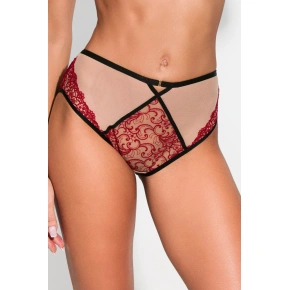 Nohavičky Allure 19190 červené a béžové - Mediolano