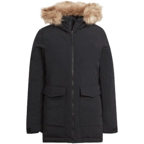 Bunda Adidas Parka s kapucňou a kožušinou W IJ8260 Bunda Adidas Parka s kapucňou a kožušinou W IJ8260