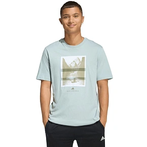 Pánske tričko adidas Outdoor Kayaking Graphic Mint KG5409 pánske