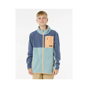 Mikina RIP CURL Raw Energy Block Fleece – chlapčenská, modrá Mikina RIP CURL Raw Energy Block Fleece – chlapčenská, modrá