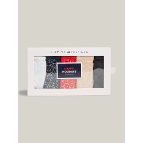 Dámske tangá 5 PACK darčekové balenie UW0UW04995 0WR viacfarebné - Tommy Hilfiger