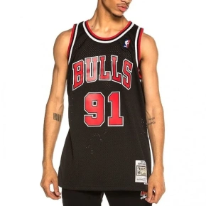 Mitchell & Ness Chicago Bulls NBA Swingman Alternate Jersey Bulls 97 Dennis Rodman SMJYGS18152-CBUBLCK97DRD pánske