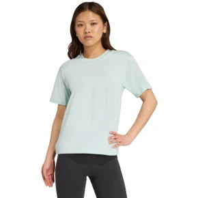 Dámske bavlnené tričko adidas Essentials Small Logo light blue JY4965