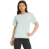 Dámske bavlnené tričko adidas Essentials Small Logo light blue JY4965