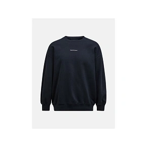 Mikina Peak Performance M Original Terry Crew, čierna