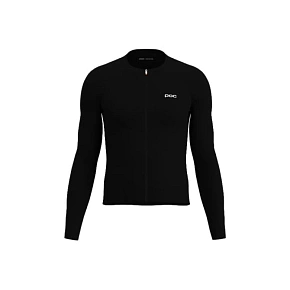 Cyklistické tričko POC M's Cadence L/S Jersey, čierne Cyklistické tričko POC M's Cadence L/S Jersey, čierne