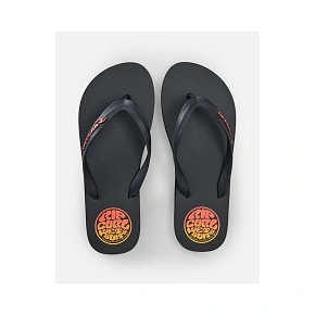 Pánske šľapky RIP CURL Icons Of Surf Bloom Open Toe, čierne