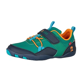 Topánky Trollkids Skaland Barefoot Hiker morská zelená/madeirská modrá/západ slnka v Sahare Topánky Trollkids Skaland Barefoot Hiker morská zelená/madeirská modrá/západ slnka v Sahare