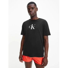 Pánske tričko KM0KM00757 - BEH čierna - Calvin Klein