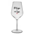 I LOVE & WINE - číry nerozbitný pohár na víno 470 ml
