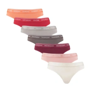 Calvin Klein Tanga 7Pk W 000QF5937E dámske