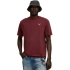 Puma Ess Elevated Relaxed Wash Tee bordová 688048 96 pánske